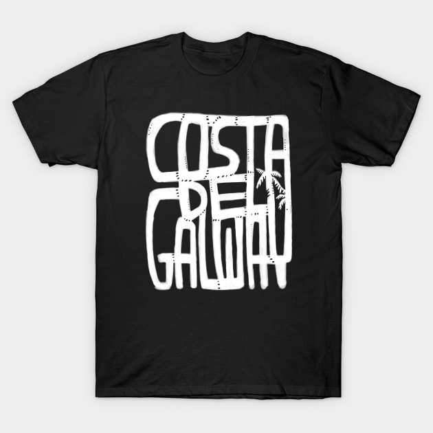 Galway Coast, Irish summer, funny Galway T-Shirt by badlydrawnbabe